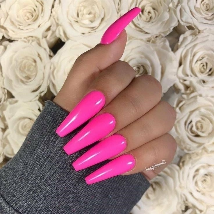 Дизайн Ногтей Розовый На Длинные Ногти