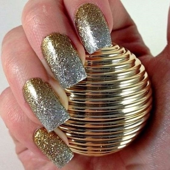 Ногти Дизайн Новинки 2020 Золото С Серебром