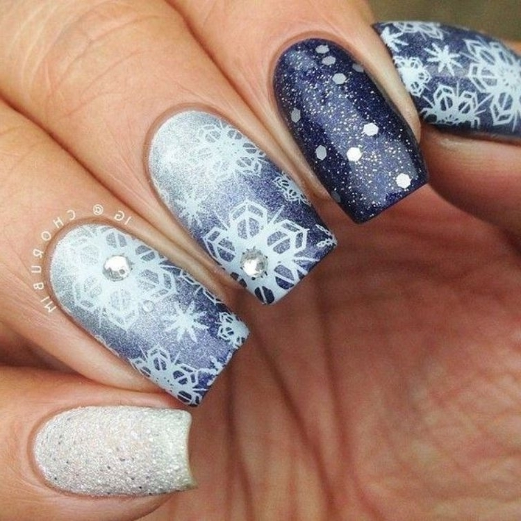 Рисунок На Ногти Фото Зима