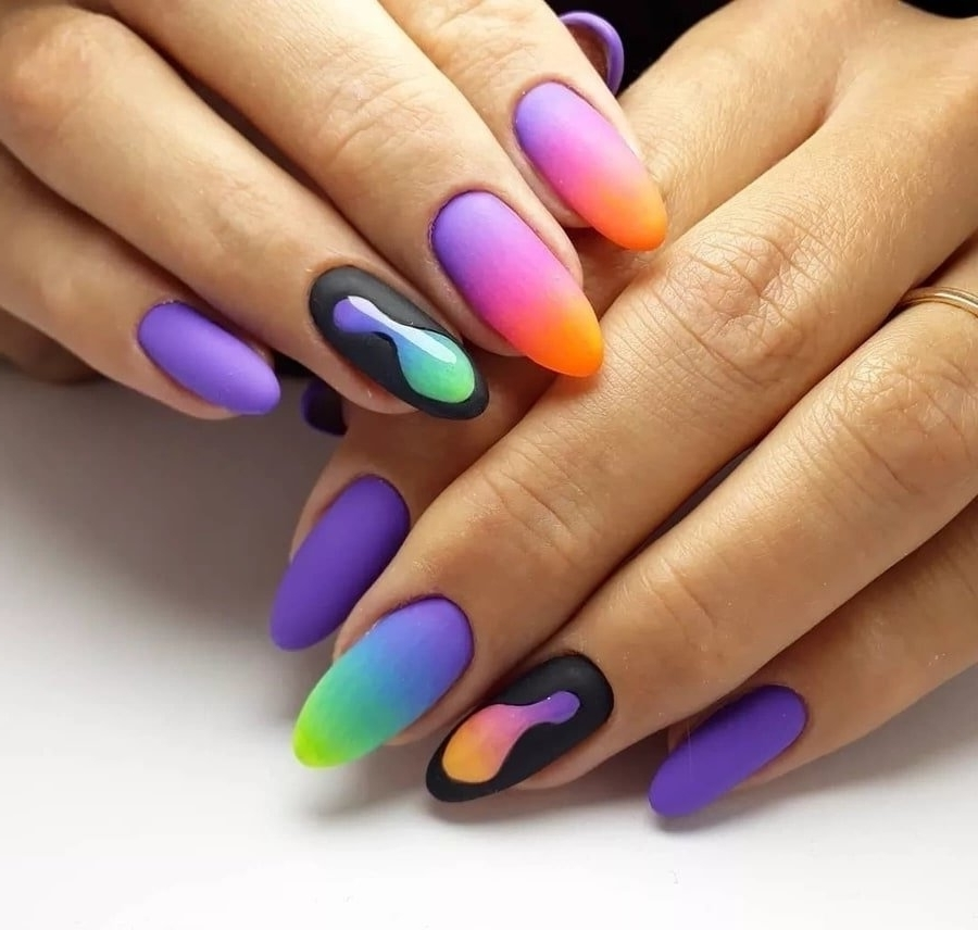 Ногти Дизайн Новинки 2020 Разноцветные