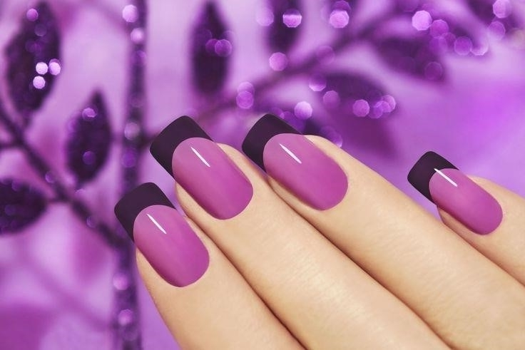 Дизайн Ногтей Сиренево Фиолетовый Цвет