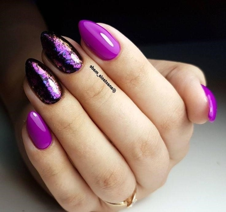 Фиолетовый Дизайн Ногтей Фото Новинки