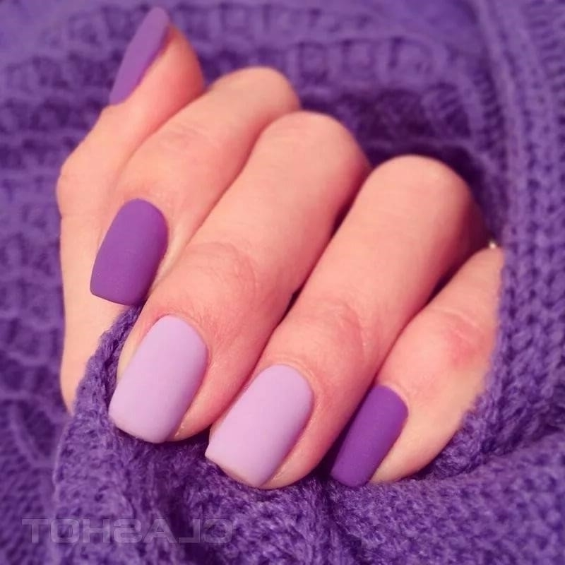 Дизайн Ногтей Светло Фиолетовый
