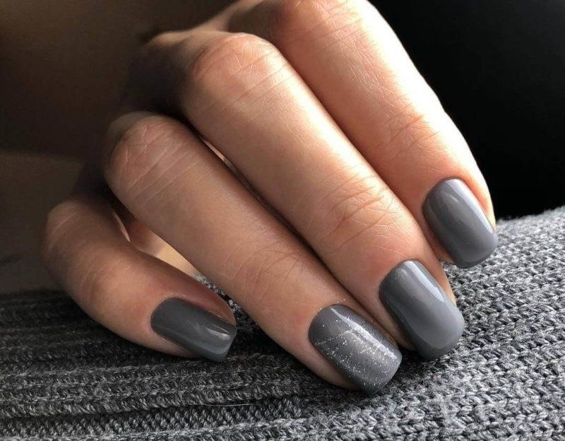 Дизайн ногтей серый цвет фото новинки