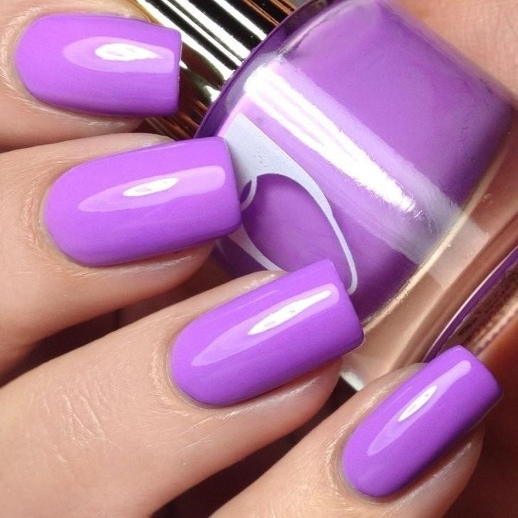 Дизайн Ногтей Сиренево Фиолетовый Цвет