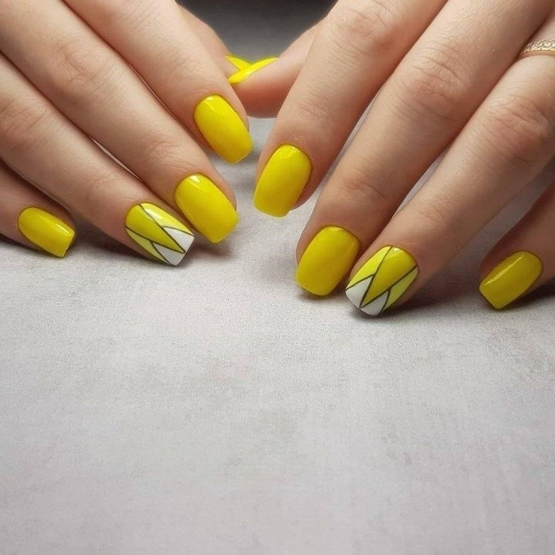 Дизайн Ногтей С Лимонным Цветом