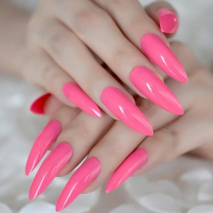 Дизайн Ногтей Розовый На Длинные Ногти