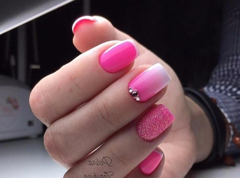 Дизайн Темно Розовых Ногтей Фото