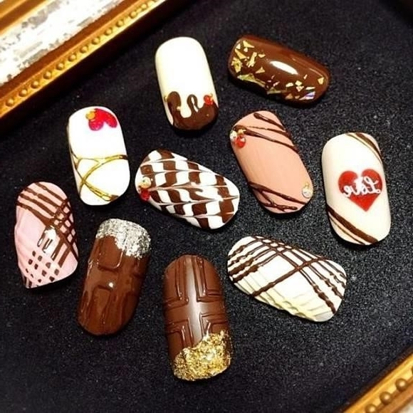 Дизайн Ногтей Шоколад Фото